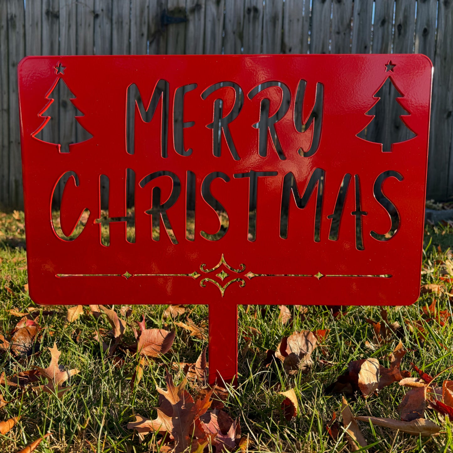 Merry Christmas Yard Sign