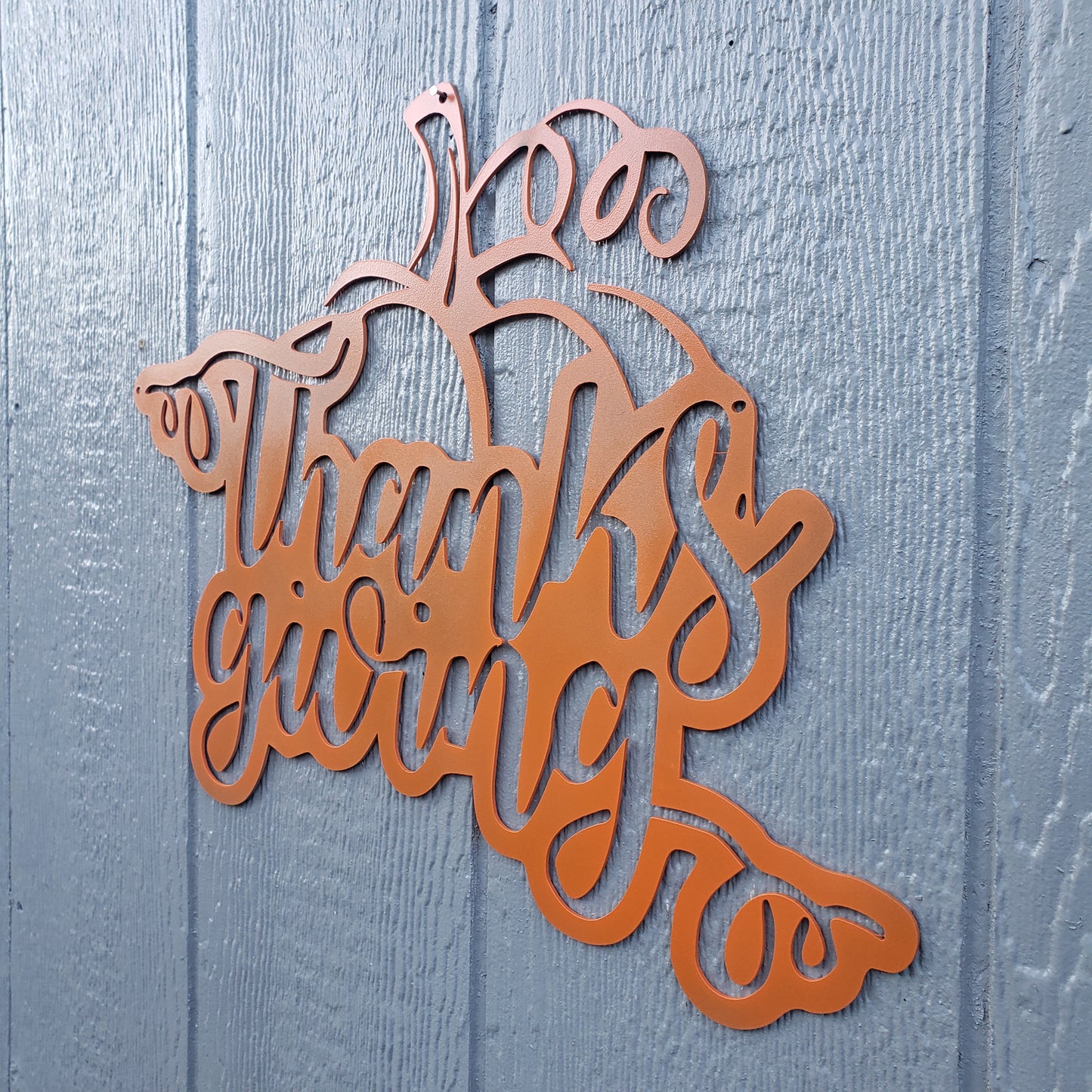 Thanksgiving Pumpkin sign