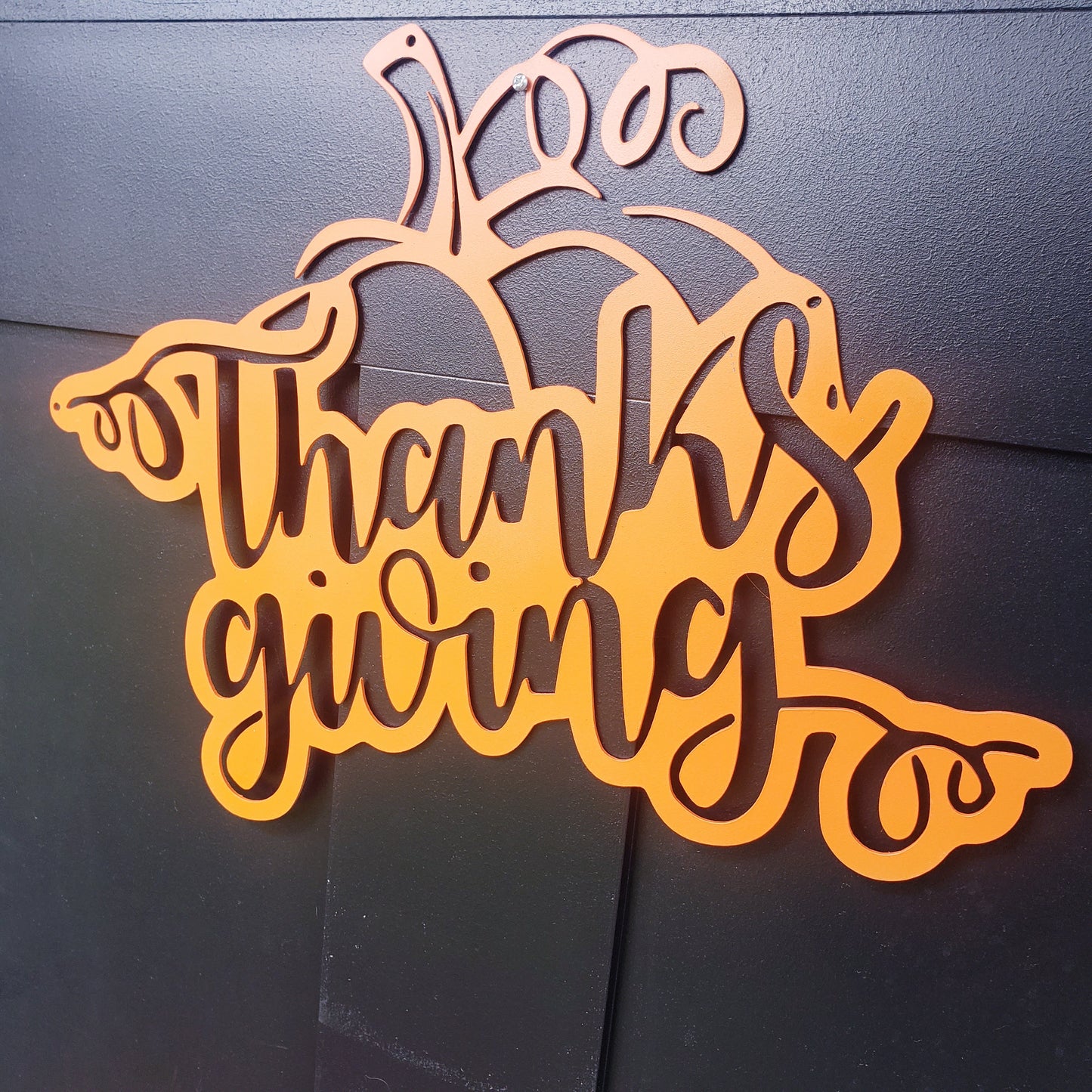 Thanksgiving Pumpkin sign