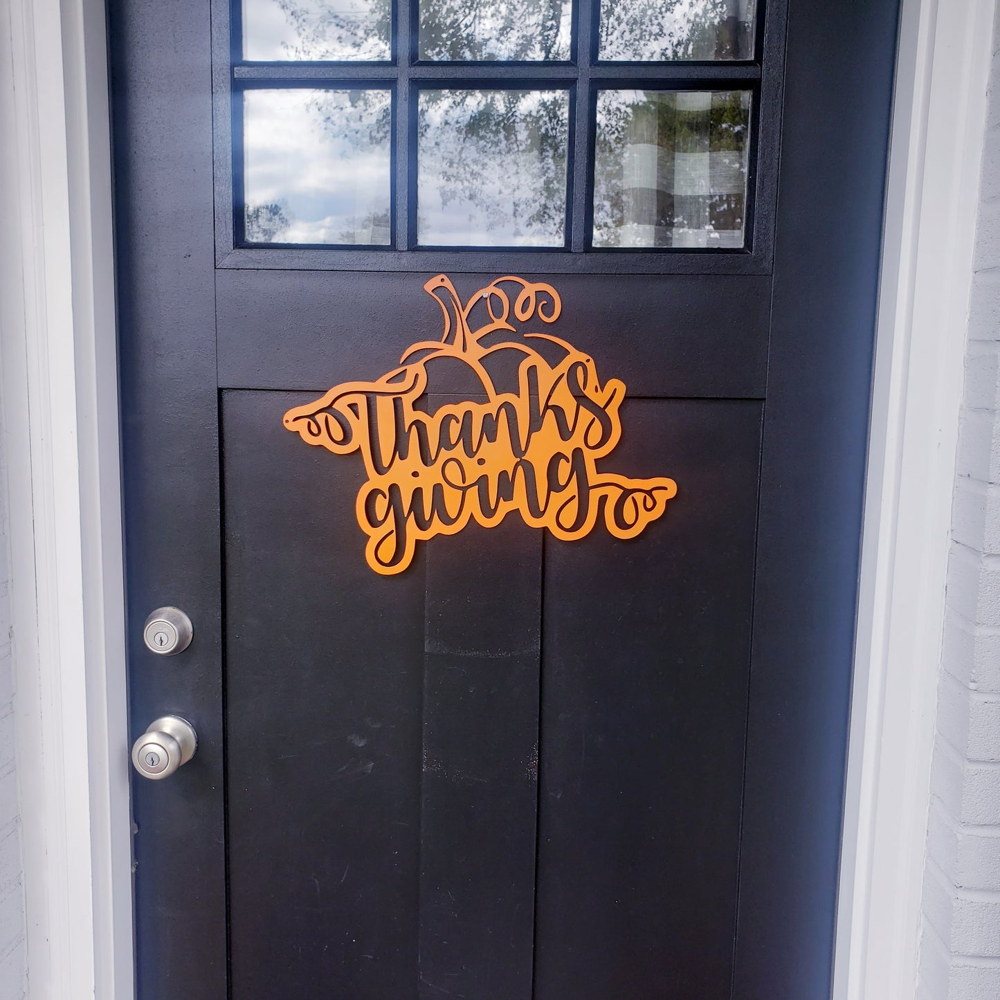 Thanksgiving Pumpkin sign