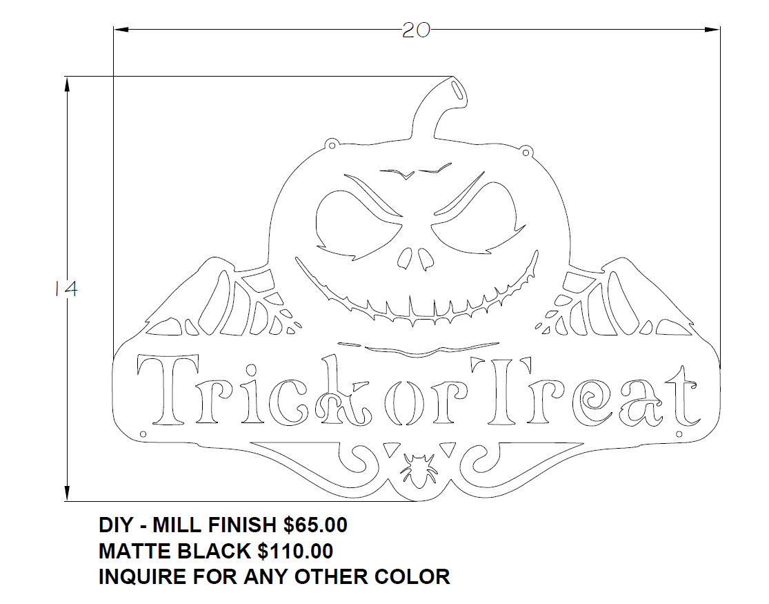 Jack - Trick or Treat Wall Art Decor