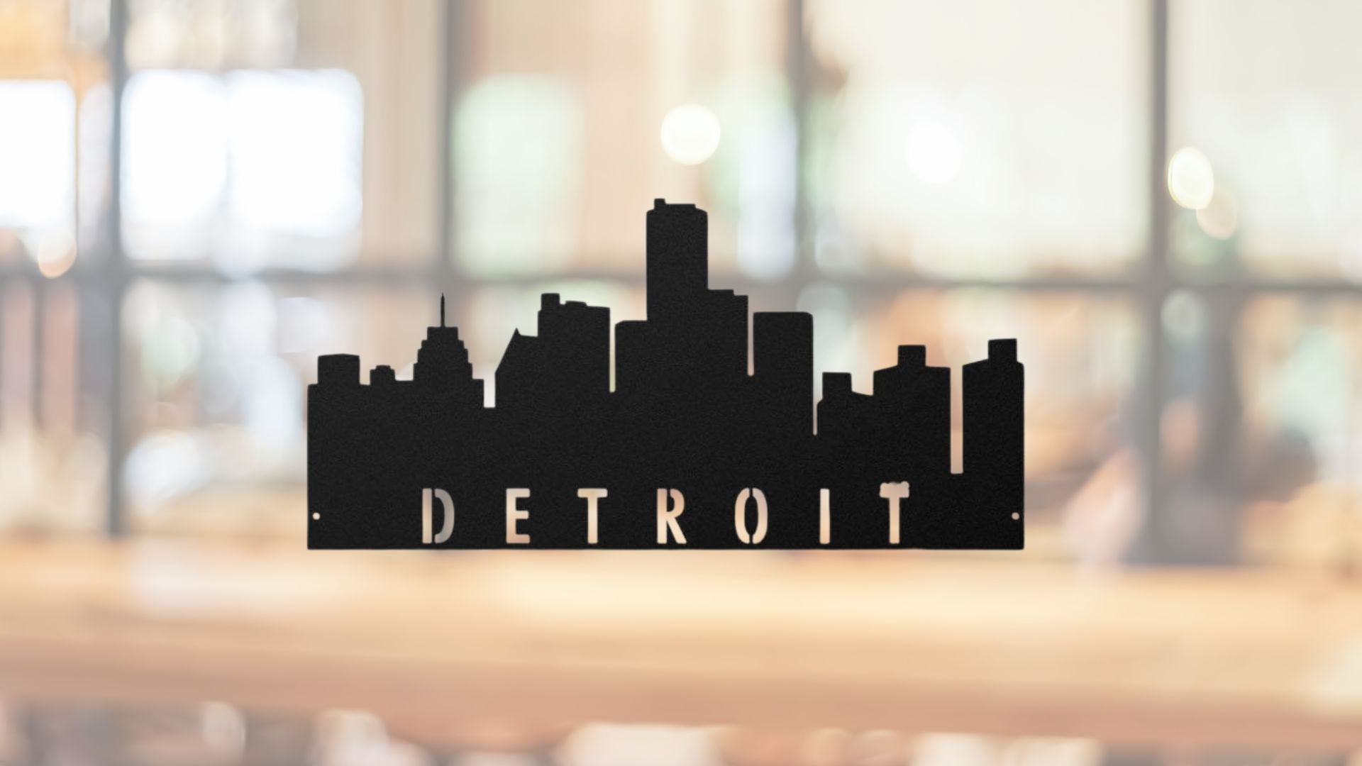 Detroit skyline – East Coast Sign Art