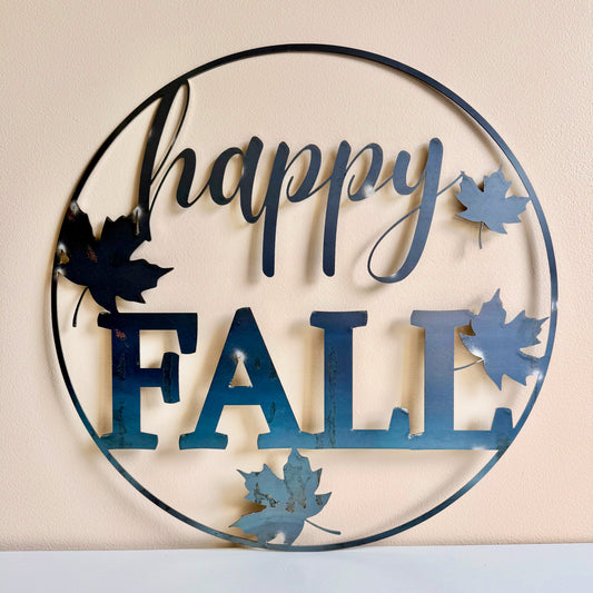 Happy Fall sign