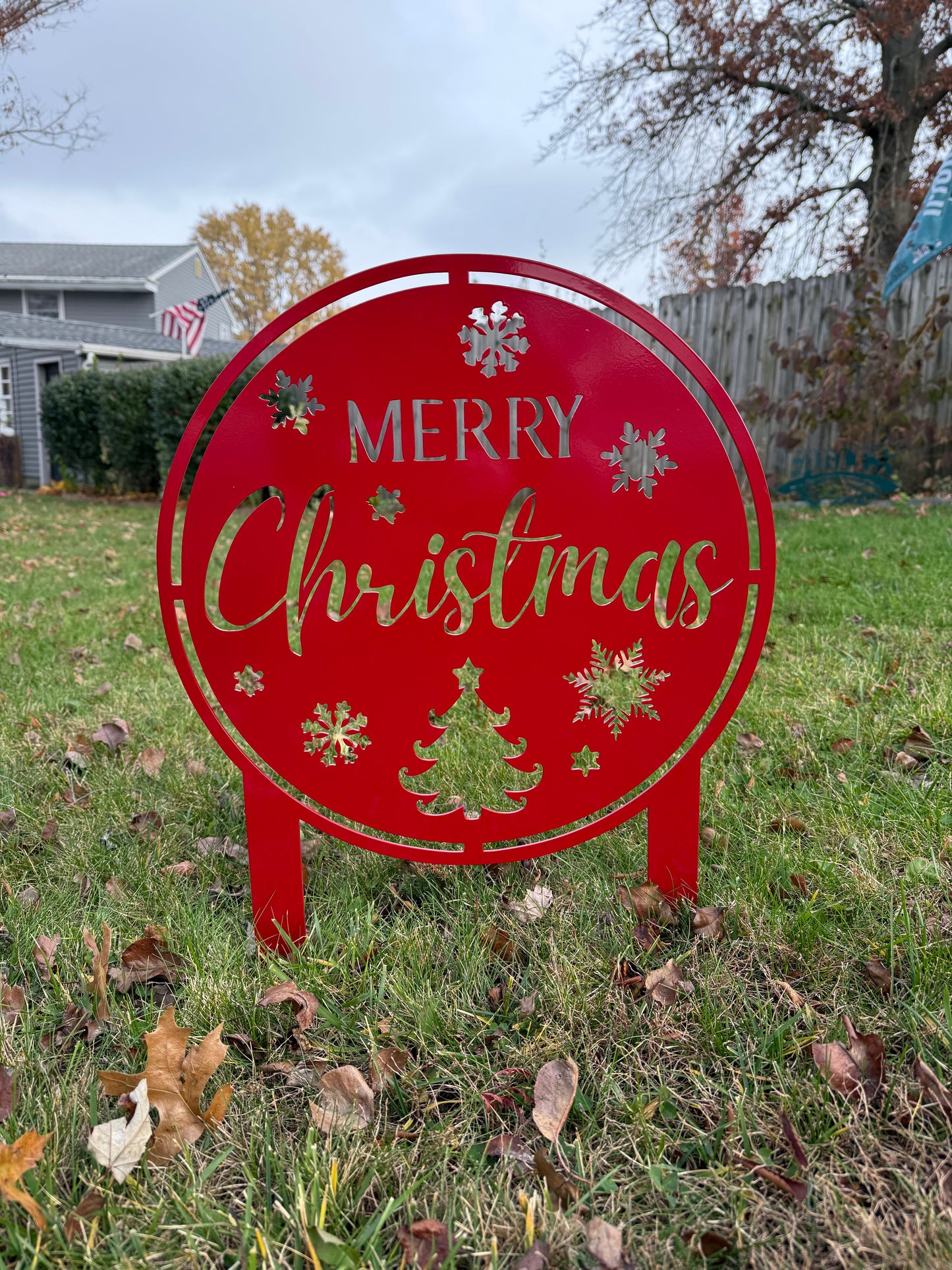 Merry Christmas Yard sign 2