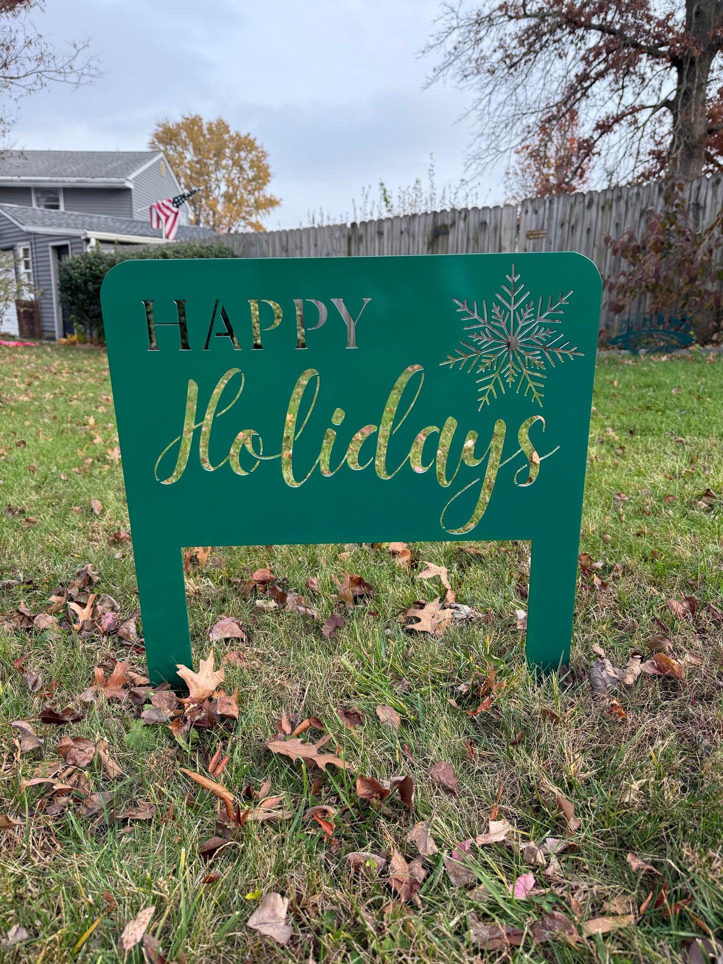 Happy Holidays Yard sign